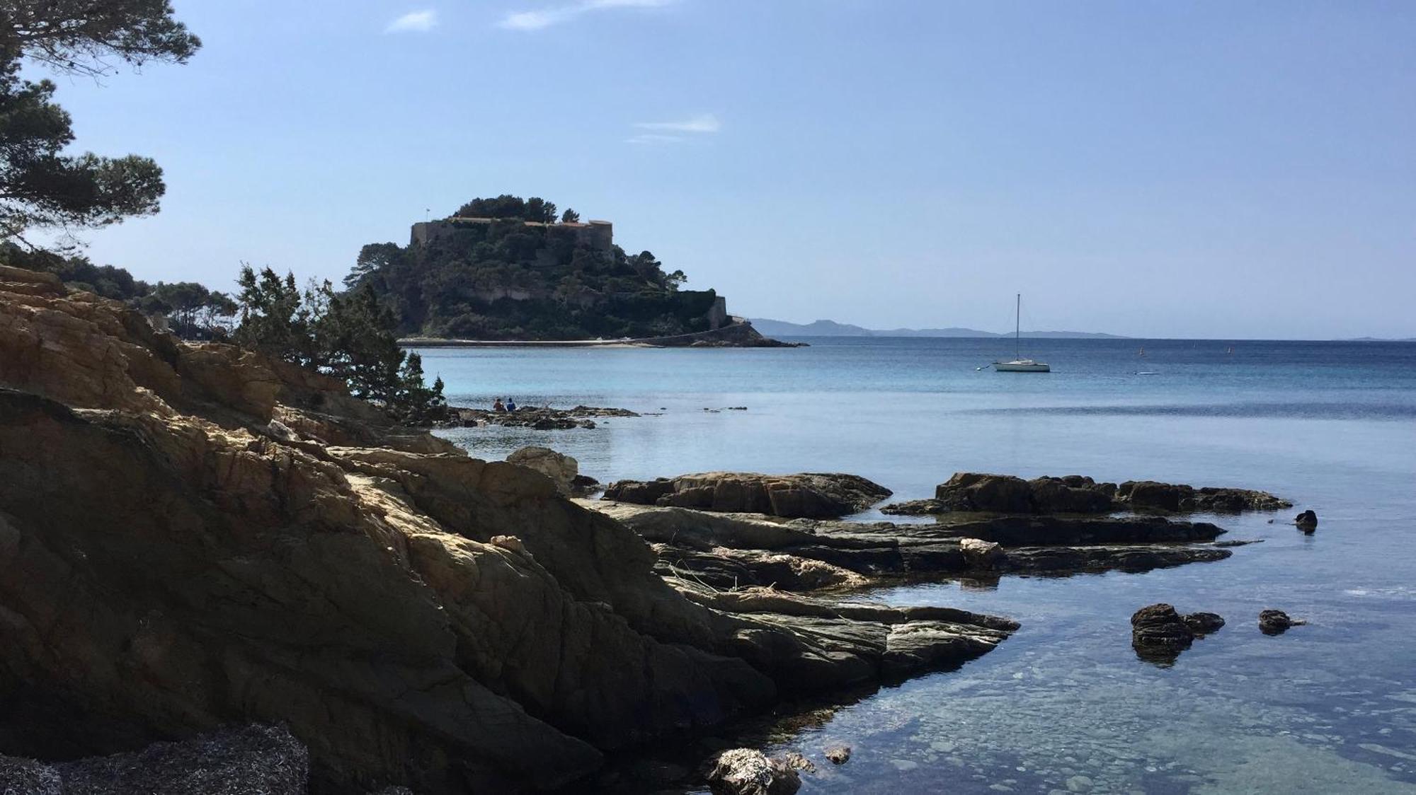 T3 A 300M Plage Avec Piscine Tennis Le Lavandou Exterior foto
